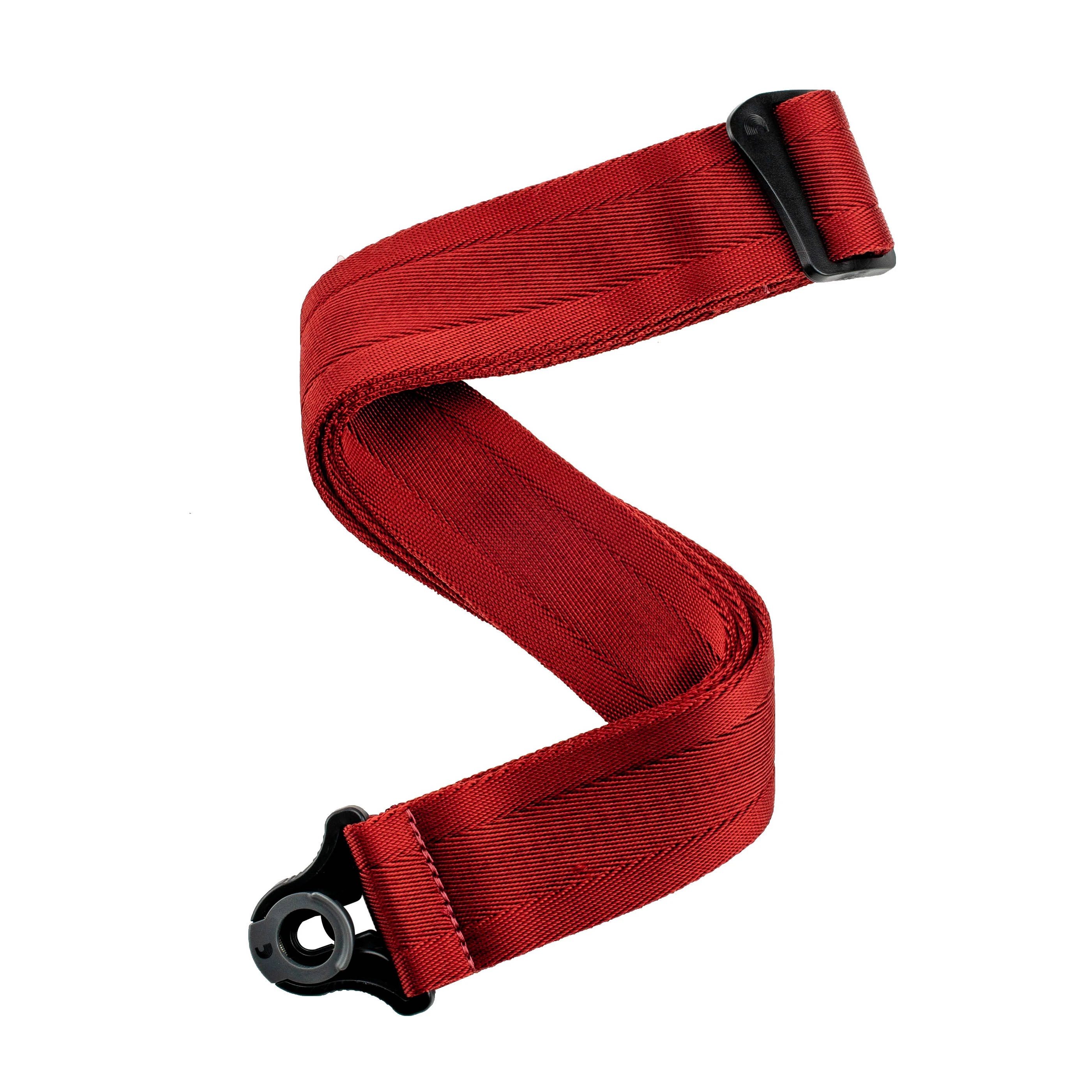 D´Addario Auto Lock Guitar Strap Blood Red